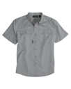 Variant Image for 4445 - DRI DUCK Men's Crossroad Woven Short Sleeve Shirt - SGR -Tone on Tone E - Website Schnupp's Grain Roasting