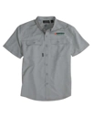 Variant Image for 4445 - DRI DUCK Men's Crossroad Woven Short Sleeve Shirt - SGR LC/Sleeve - Black 4C - E - Website Schnupp's Grain Roasting