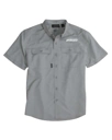 Variant Image for 4445 - DRI DUCK Men's Crossroad Woven Short Sleeve Shirt - SGR - LC/Sleeve - White 1C - E - Website Schnupp's Grain Roasting