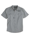 Variant Image for 4445 - DRI DUCK Men's Crossroad Woven Short Sleeve Shirt - SGR - LC/Sleeve - Black 1C - E - Website Schnupp's Grain Roasting