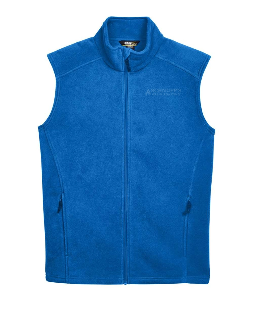Variant Image for 88191 - CORE365 Men's Journey Fleece Vest - SGR -Tone on Tone E - Website Schnupp's Grain Roasting