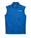 Variant Image for 88191 - CORE365 Men's Journey Fleece Vest - SGR LC/Sleeve - White 4C E - Website Schnupp's Grain Roasting