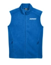 Variant Image for 88191 - CORE365 Men's Journey Fleece Vest - SGR - LC/Sleeve - White 1C - E - Website Schnupp's Grain Roasting
