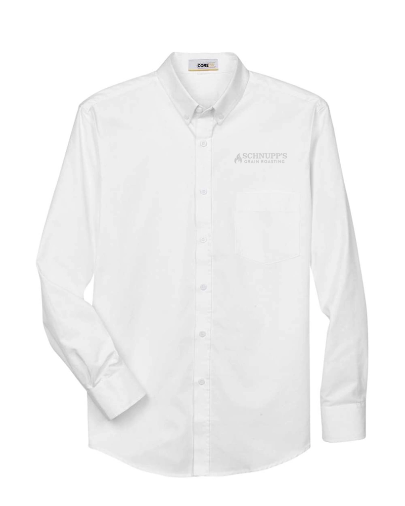 Variant Image for 88193 - CORE365 Men's Operate Twill Dress Shirt - SGR -Tone on Tone E - Website Schnupp's Grain Roasting