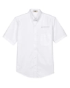 Variant Image for 88194 - CORE365 Men's Optimum Short Sleeve Twill Dress Shirt - SGR -Tone on Tone E - Website Schnupp's Grain Roasting