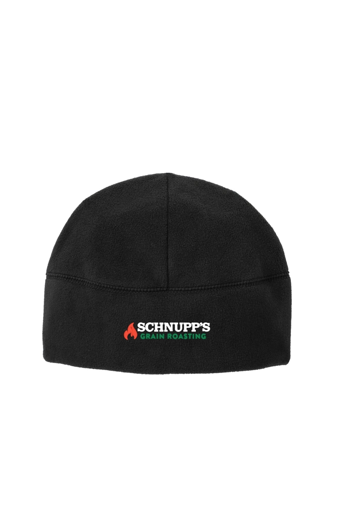 Variant Image for C918 - Port Authority® Fleece Beanie - SGR LC/Sleeve - White 4C E - Website Schnupp's Grain Roasting