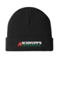 Variant Image for C939 - Port Authority ® Knit Cuff Beanie - SGR LC/Sleeve - White 4C E - Website Schnupp's Grain Roasting