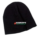 Variant Image for CP91 - Port & Co™ Beanie Cap - SGR LC/Sleeve - White 4C E - Website Schnupp's Grain Roasting