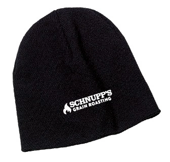 Variant Image for CP91 - Port & Co™ Beanie Cap - SGR - LC/Sleeve - White 1C - E - Website Schnupp's Grain Roasting