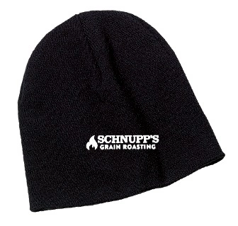 Variant Image for CP91 - Port & Co™ Beanie Cap - SGR - LC/Sleeve - White 1C - E - Website Schnupp's Grain Roasting