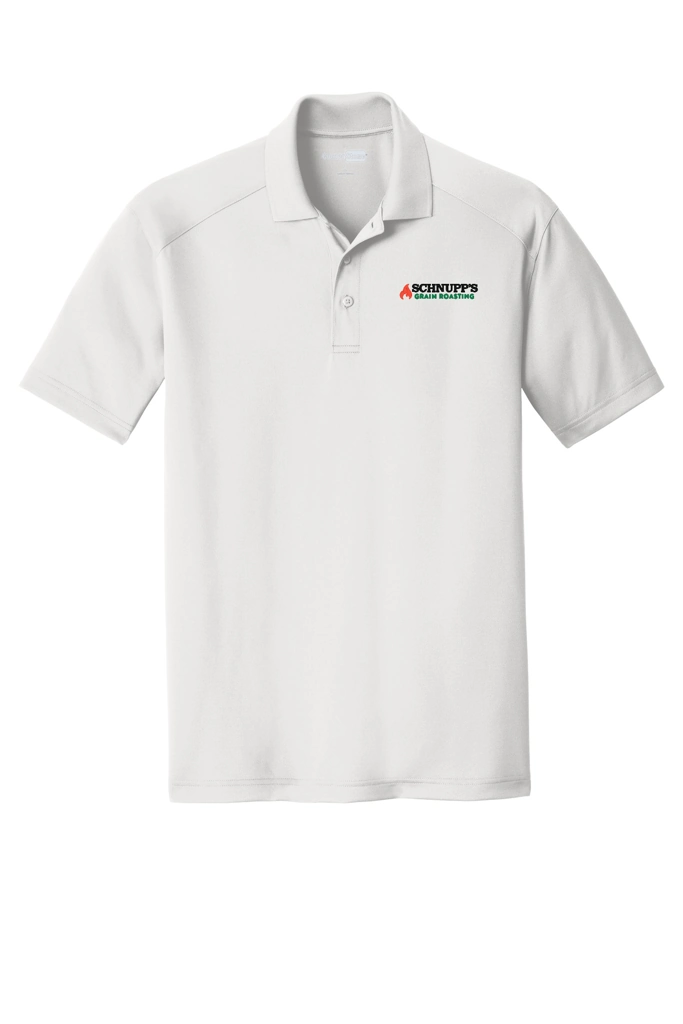 Variant Image for CS418 - CornerStone® Select Lightweight Snag-Proof Polo - SGR LC/Sleeve - Black 4C - E - Website Schnupp's Grain Roasting