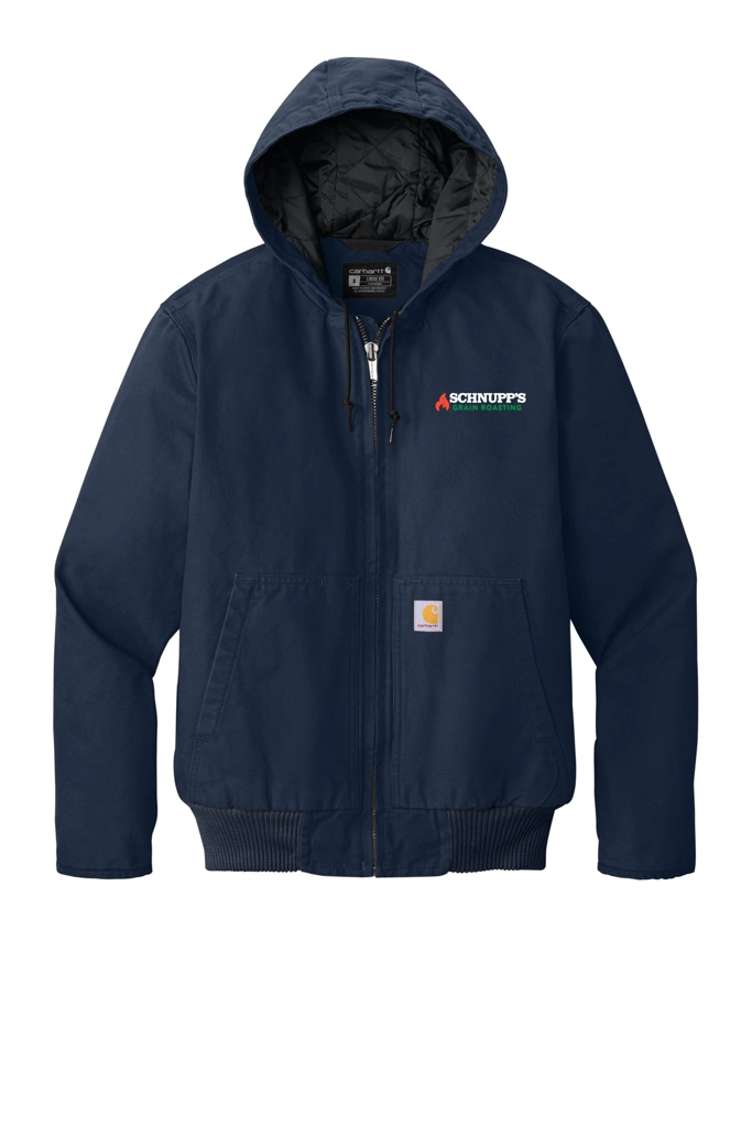 Variant Image for CT104050 Carhartt® Washed Duck Active Jacket - SGR LC/Sleeve - White 4C E - Website Schnupp's Grain Roasting