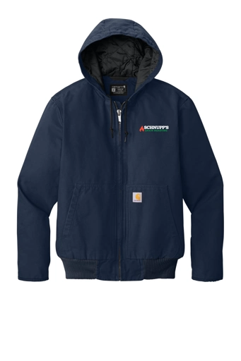 Variant Image for CT104050 Carhartt® Washed Duck Active Jacket - SGR LC/Sleeve - White 4C E - Website Schnupp's Grain Roasting