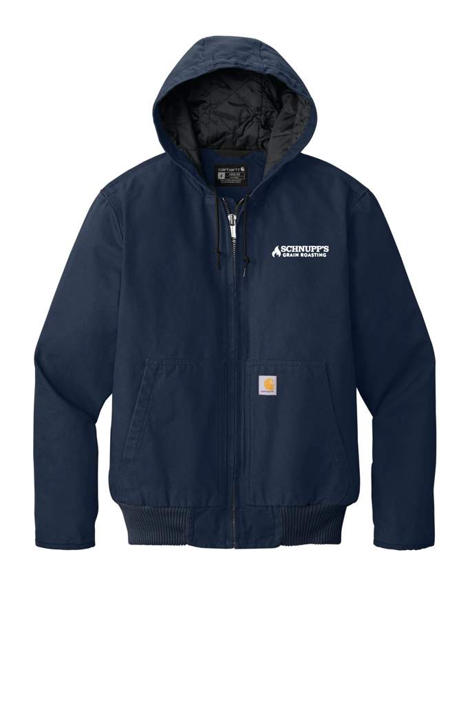Variant Image for CT104050 Carhartt® Washed Duck Active Jacket - SGR - LC/Sleeve - White 1C - E - Website Schnupp's Grain Roasting