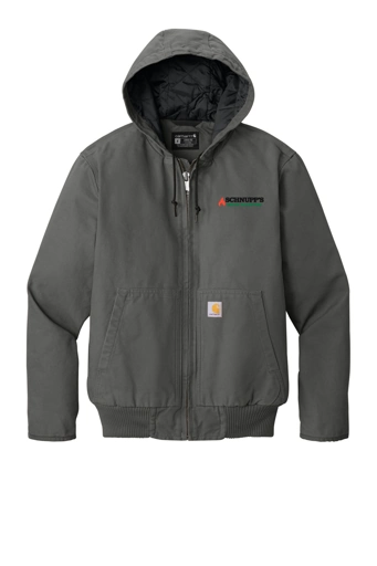 Variant Image for CT104050 Carhartt® Washed Duck Active Jacket - SGR LC/Sleeve - Black 4C - E - Website Schnupp's Grain Roasting