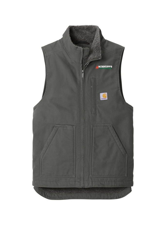 Variant Image for CT104277 - Carhartt® Sherpa-Lined Mock Neck Vest - SGR LC/Sleeve - White 4C E - Website Schnupp's Grain Roasting