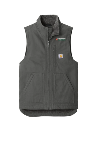 Variant Image for CT104277 - Carhartt® Sherpa-Lined Mock Neck Vest - SGR LC/Sleeve - White 4C E - Website Schnupp's Grain Roasting