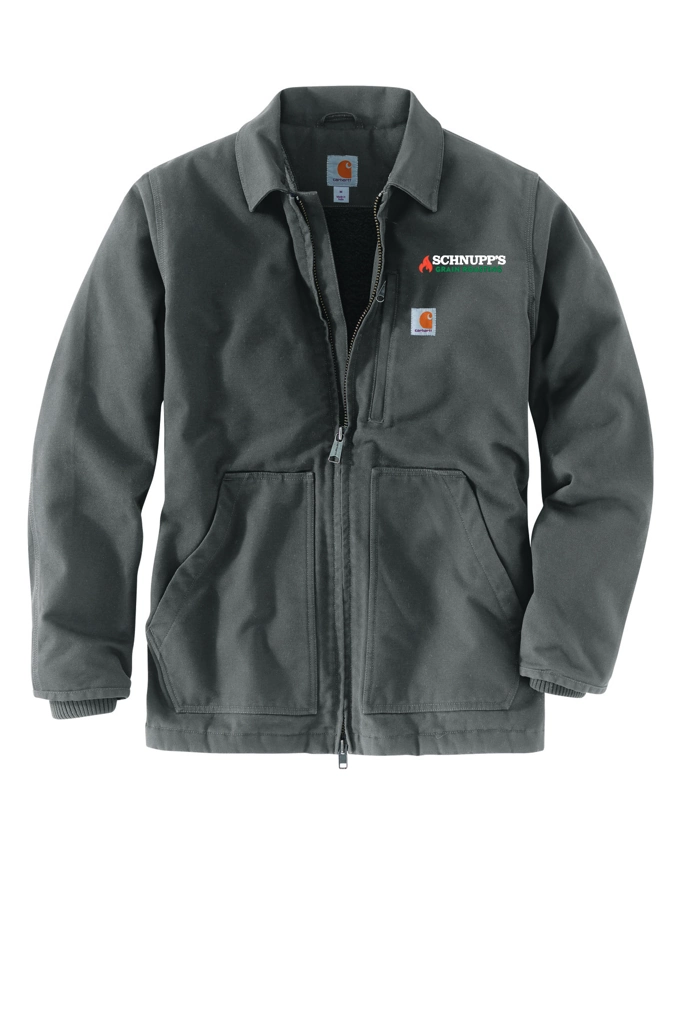 Variant Image for CT104293 - Carhartt® Sherpa-Lined Coat - SGR LC/Sleeve - White 4C E - Website Schnupp's Grain Roasting