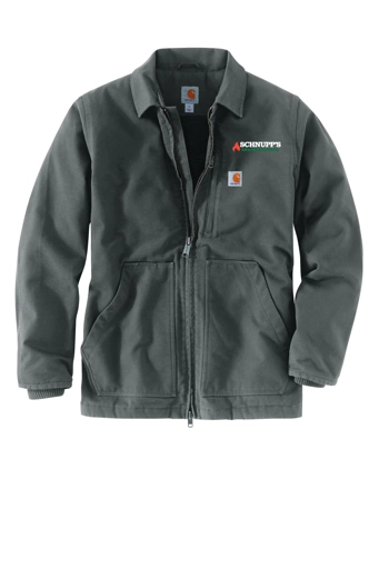 Variant Image for CT104293 - Carhartt® Sherpa-Lined Coat - SGR LC/Sleeve - White 4C E - Website Schnupp's Grain Roasting