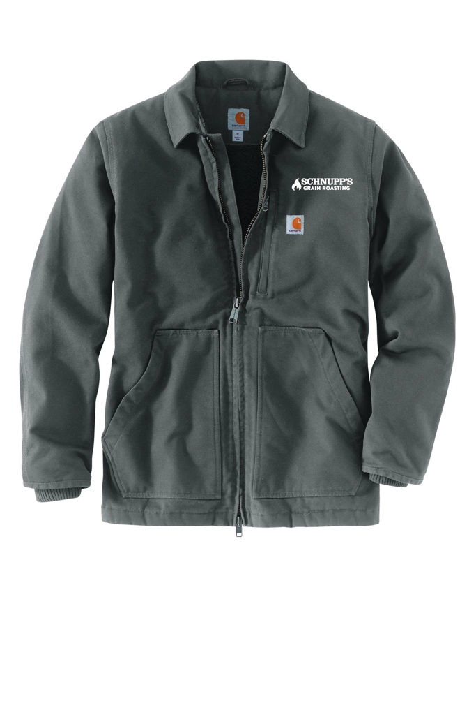 Variant Image for CT104293 - Carhartt® Sherpa-Lined Coat - SGR - LC/Sleeve - White 1C - E - Website Schnupp's Grain Roasting