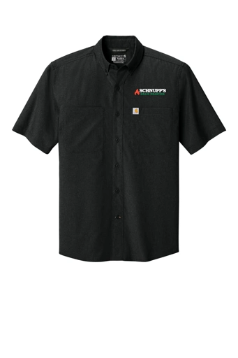 Variant Image for CT107107 - Carhartt Force® Sun Defender™ Short Sleeve Shirt - SGR LC/Sleeve - White 4C E - Website Schnupp's Grain Roasting