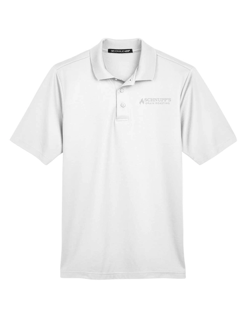 Variant Image for DG20 - Devon & Jones Men's CrownLux Performance® Plaited Polo - SGR -Tone on Tone E - Website Schnupp's Grain Roasting