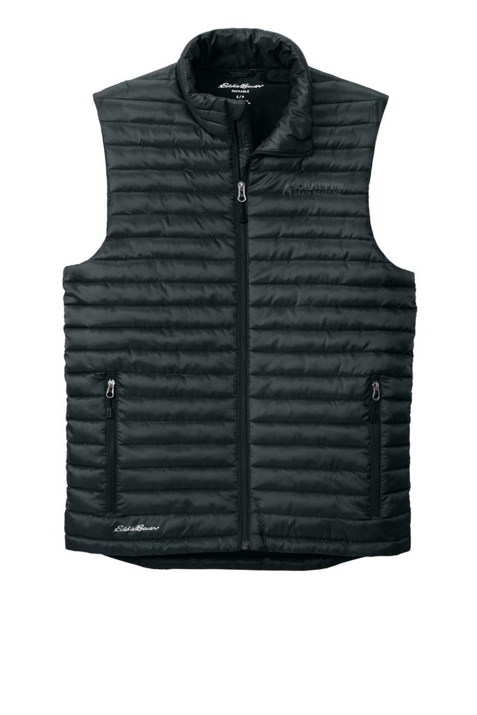 Variant Image for EB516 - Eddie Bauer® Packable Quilted Vest - SGR -Tone on Tone E - Website Schnupp's Grain Roasting