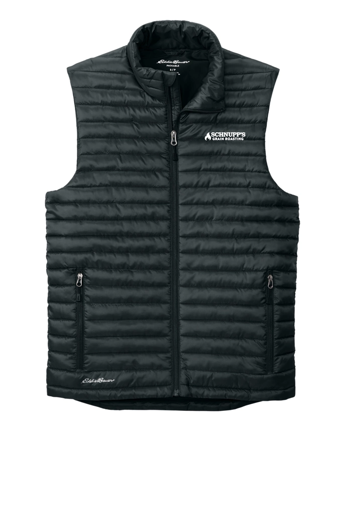 Variant Image for EB516 - Eddie Bauer® Packable Quilted Vest - SGR - LC/Sleeve - White 1C - E - Website Schnupp's Grain Roasting