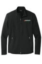 Variant Image for EB544 - Eddie Bauer® Stretch Soft Shell Jacket - SGR LC/Sleeve - White 4C E - Website Schnupp's Grain Roasting