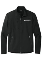 Variant Image for EB544 - Eddie Bauer® Stretch Soft Shell Jacket - SGR - LC/Sleeve - White 1C - E - Website Schnupp's Grain Roasting