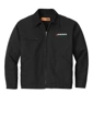 Variant Image for J763 - CornerStone® Duck Cloth Work Jacket - SGR LC/Sleeve - White 4C E - Website Schnupp's Grain Roasting