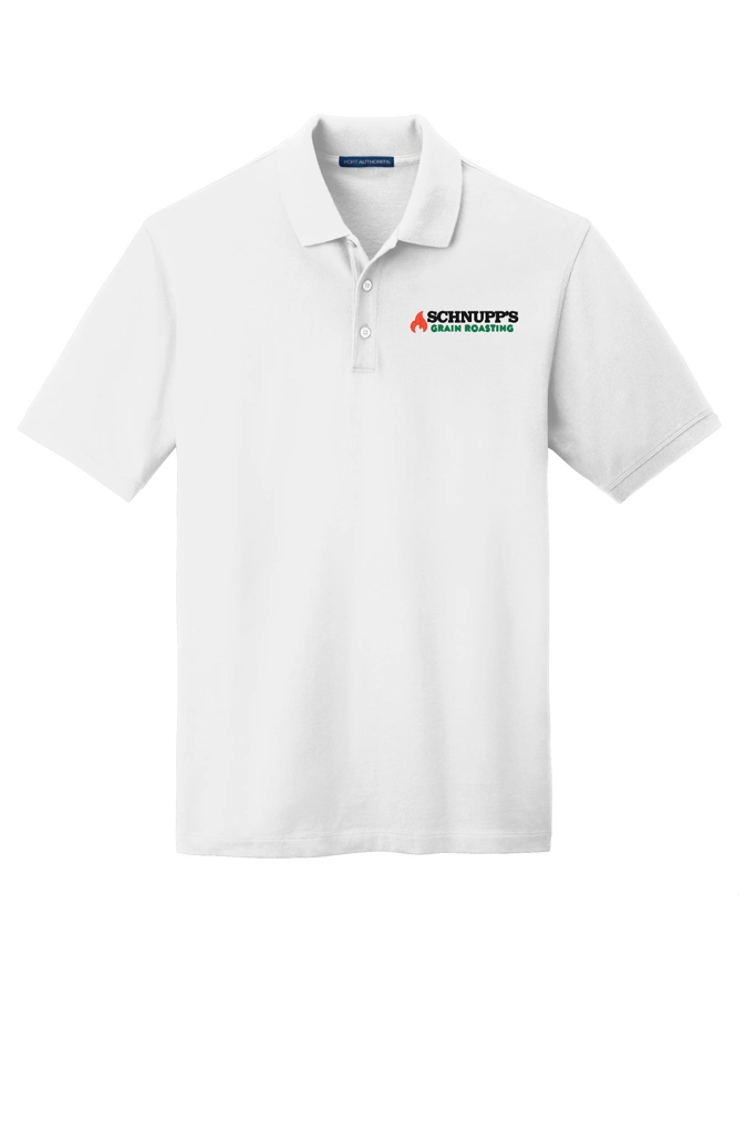 Variant Image for K8000 - Port Authority® EZCotton® Polo. - SGR LC/Sleeve - Black 4C - E - Website Schnupp's Grain Roasting