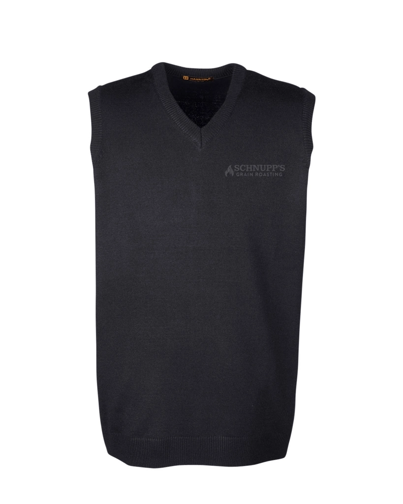 Variant Image for M415 - Harriton Men's Pilbloc™ V-Neck Sweater Vest - SGR -Tone on Tone E - Website Schnupp's Grain Roasting