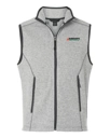 Variant Image for NE731 - North End Men's Jasper Jacquard Fleece Vest - SGR LC/Sleeve - Black 4C - E - Website Schnupp's Grain Roasting