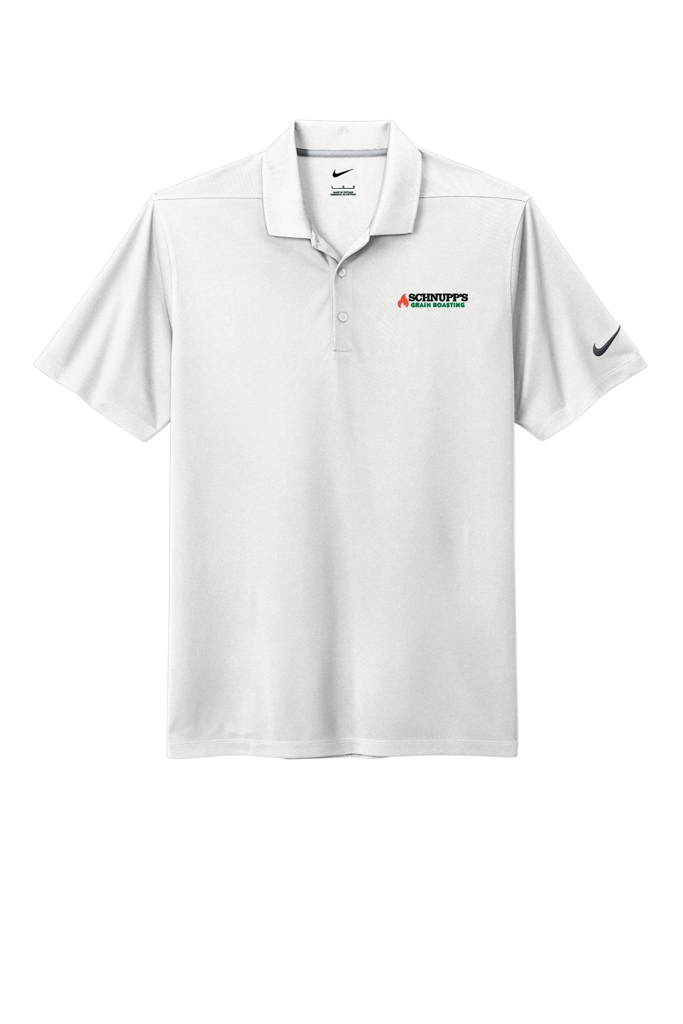 Variant Image for NKDC1963 - NEW Nike Dri-FIT Micro Pique 2.0 Polo - SGR LC/Sleeve - Black 4C - E - Website Schnupp's Grain Roasting