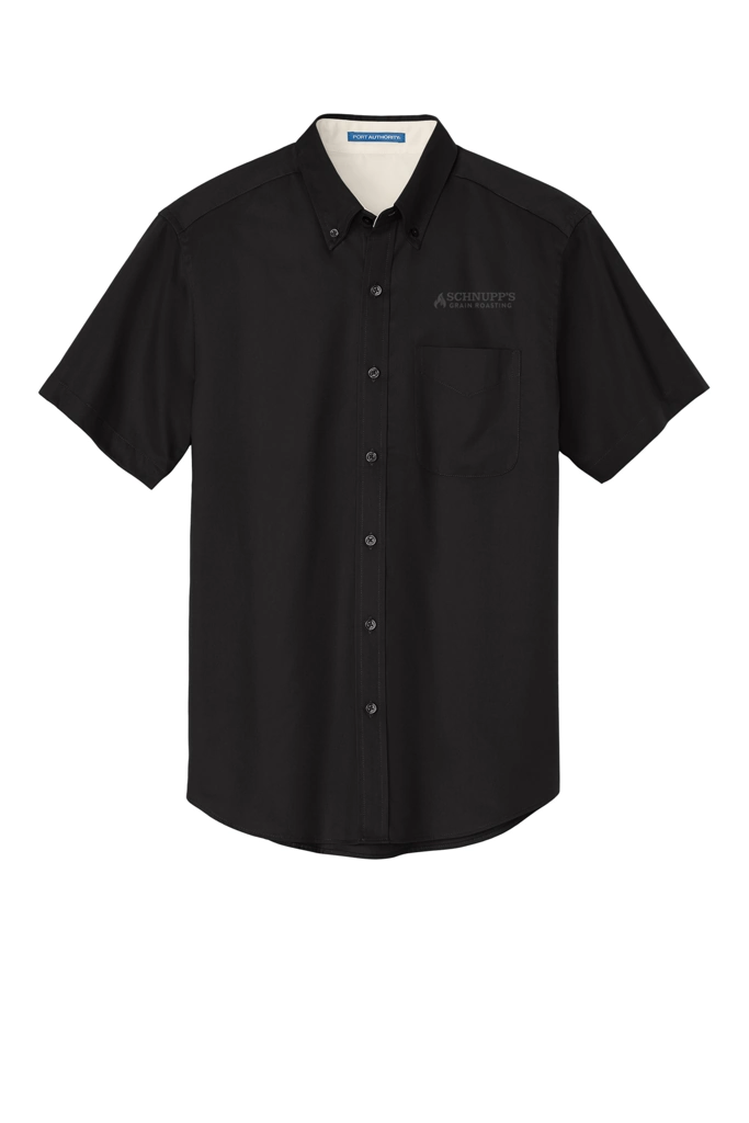 Variant Image for S508 - Port Authority® Short Sleeve Easy Care Shirt - SGR -Tone on Tone E - Website Schnupp's Grain Roasting