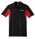 Variant Image for ST655 - Sport-Tek® Side Blocked Micropique Sport-Wick® Polo - SGR LC/Sleeve - White 4C E - Website Schnupp's Grain Roasting