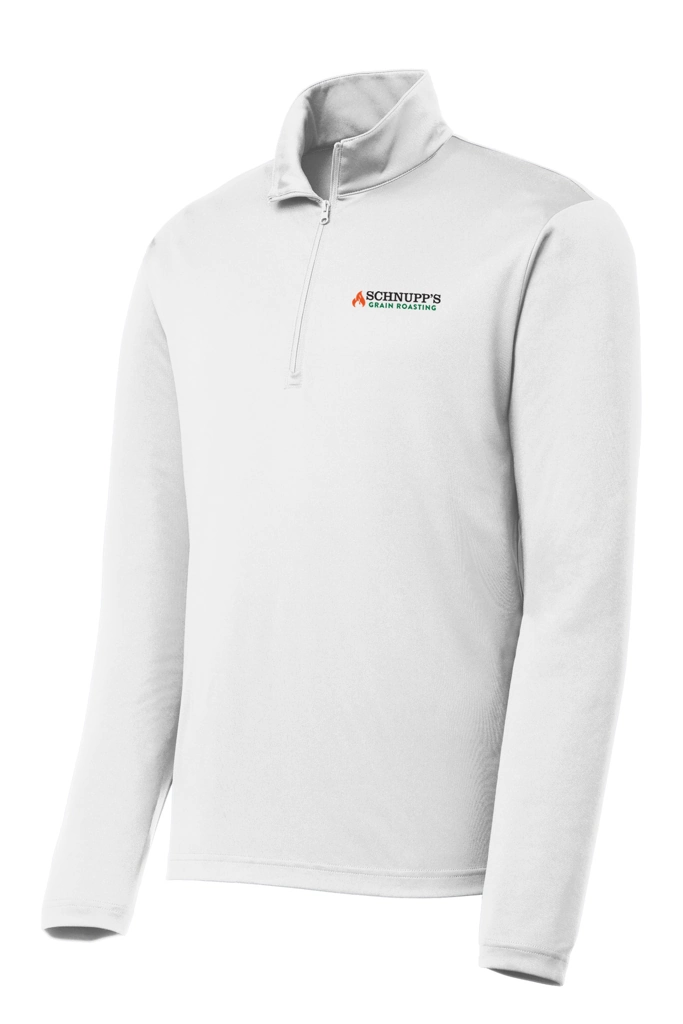 Variant Image for ST357 - Sport-Tek® PosiCharge® Competitor™ 1/4-Zip Pullover. - SGR LC/Back - Black 4C -D - Website Schnupp's Grain Roasting