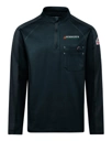 Variant Image for STZ2 - BULWARK Men's Flex Knit Quarter-Zip Pullover - SGR LC/Back - White 4C - D - Website Schnupp's Grain Roasting