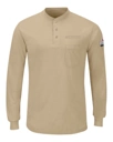 Variant Image for SML8T - Bulwark Men's Tall Long Sleeve Henley - SGR -Tone on Tone E - Website Schnupp's Grain Roasting