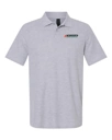 Variant Image for 64800 - Gildan® Softstyle® Pique Polo - SGR LC/Sleeve - Black 4C - E - Website Schnupp's Grain Roasting