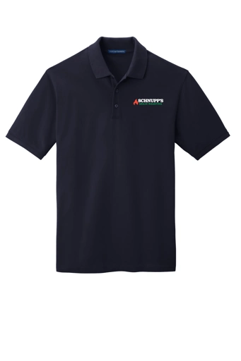 Variant Image for TK8000 -  Port Authority® Tall EZCotton® Polo - SGR LC/Sleeve - White 4C E - Website Schnupp's Grain Roasting