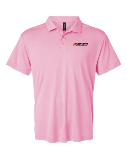 Variant Image for 41800 - AllPro Men's Pro-Lock Performance Polo - SGR LC/Sleeve - Black 4C - E - Website Schnupp's Grain Roasting