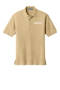 Variant Image for TLK500 - Port Authority® Tall Silk Touch™ Polo - SGR - LC/Sleeve - White 1C - E - Website Schnupp's Grain Roasting