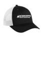 Variant Image for C402LP - Port Authority® Low-Profile Snapback Trucker Cap - SGR Hat FF - White 1C - E - Website Schnupp's Grain Roasting