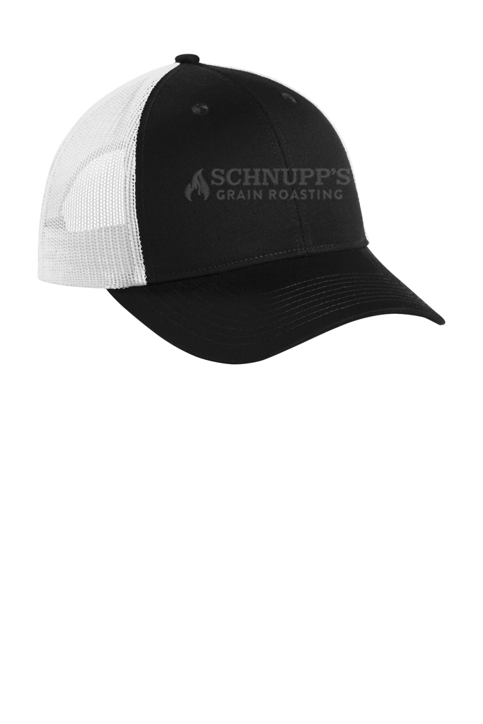 Variant Image for C402LP - Port Authority® Low-Profile Snapback Trucker Cap - SGR Hat FF - Tone on Tone - E - Website Schnupp's Grain Roasting