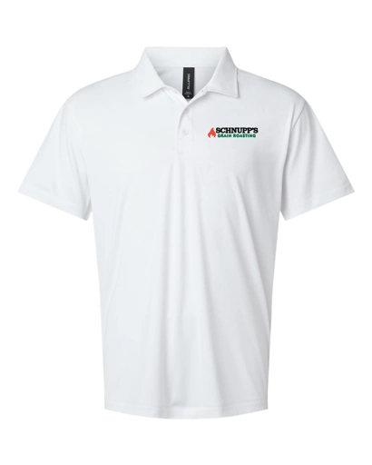 Variant Image for 41800T - AllPro Men's Tall Pro-Lock Performance Polo - SGR LC/Sleeve - Black 4C - E - Website Schnupp's Grain Roasting