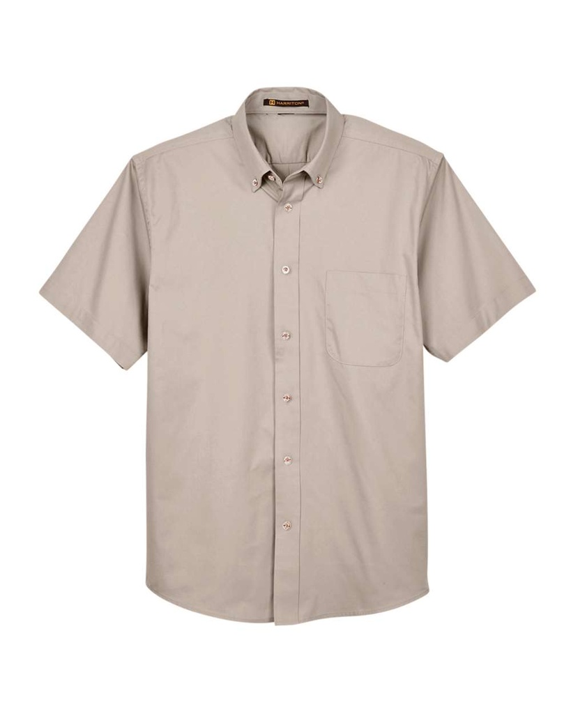 M500S - Harriton Men's Easy Blend™ Twill Dress Shirt With Stain-Release