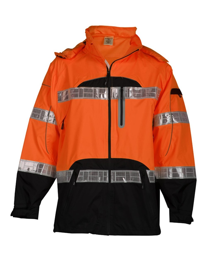 RWJ106-107 - Kishigo Unisex Premium Black Series® Rainwear Jacket 